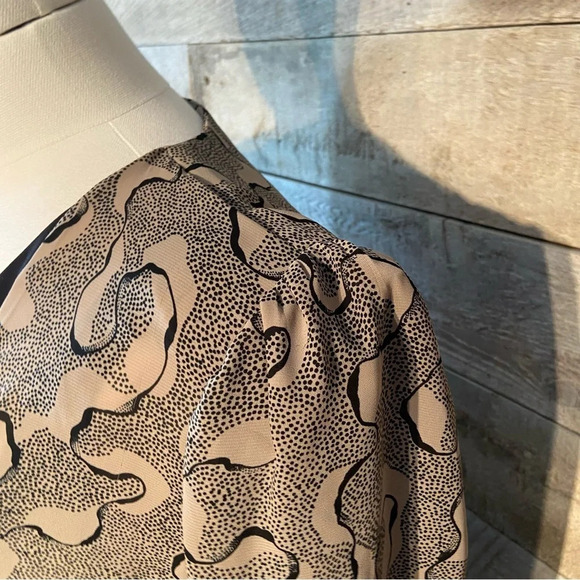 Vintage Camillia women’s taupe drop  waist‎ dress in size 10 - Picture 11 of 13